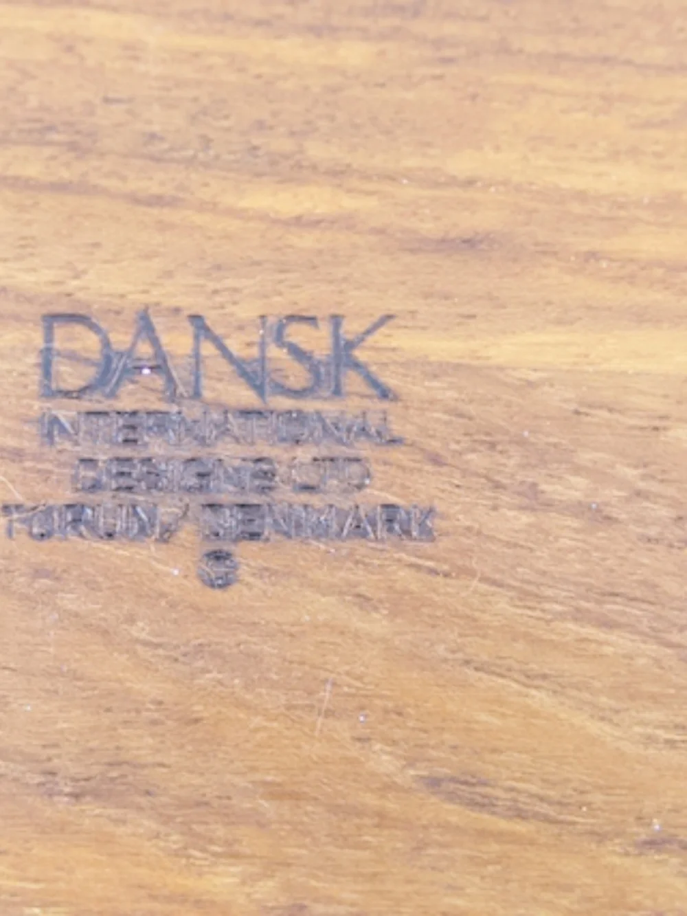 Vintage Dansk Int'l Designs Denmark Vivianna Torun Cheese Cutting Board & Knife